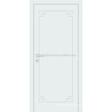White primed MDF panle interior flush door for house